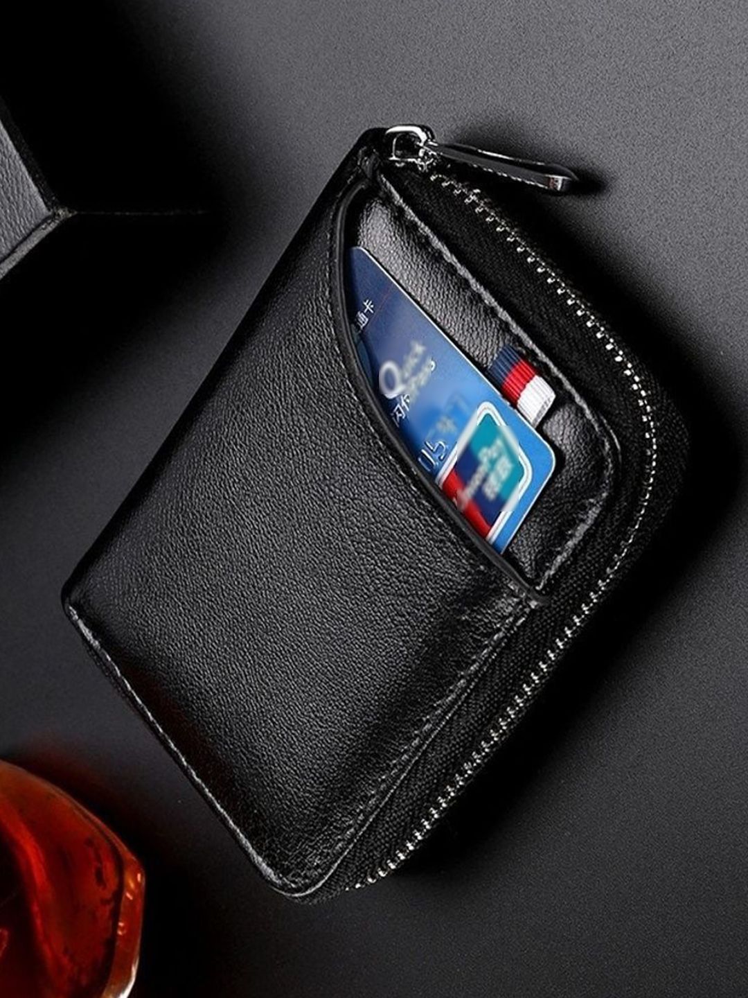 WATCHSTAR Unisex Leather Zip Around Wallet-image-40