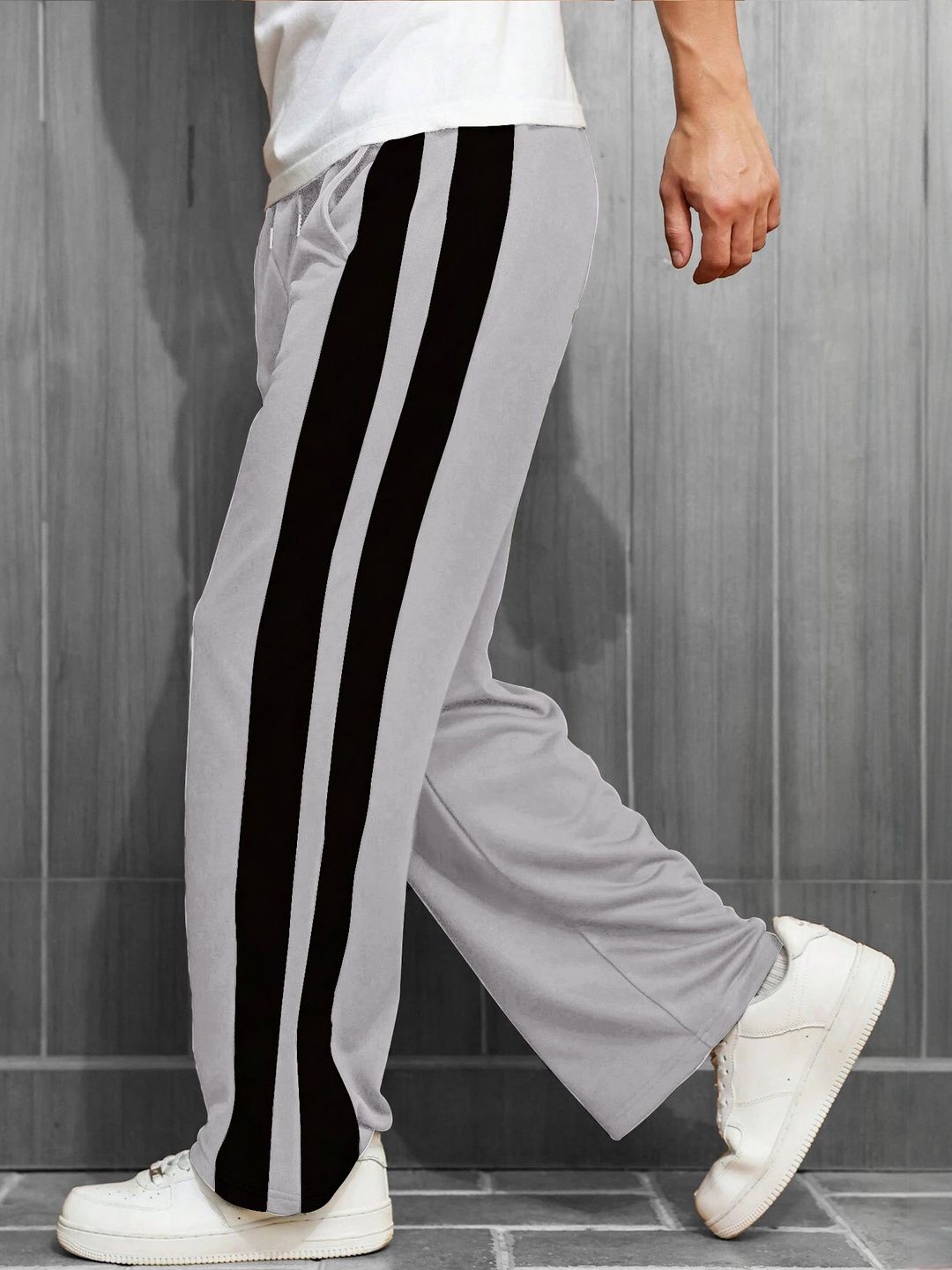 JUMPCUTS Men Mid Rise Track Pants-picture-25
