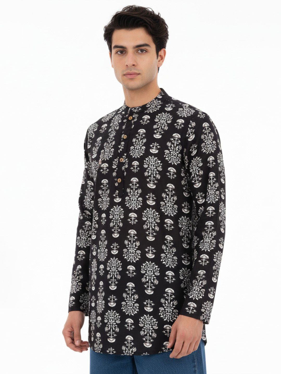 Anouk Rustic Floral Printed Kurta-image-11