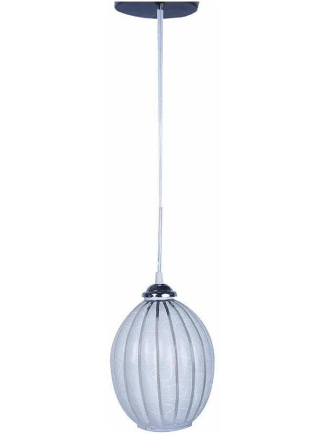 1ST TIME White & Grey Textured Bell Shaped Hanging Ceiling Lamp-picture-41