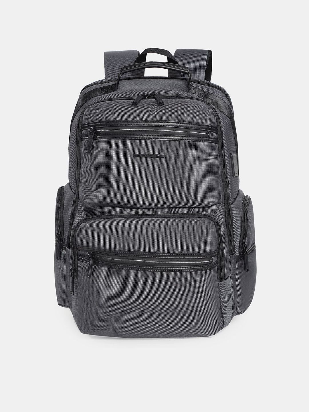 SWISS MILITARY Unisex Textured Backpack with USB Charging Port-picture-49