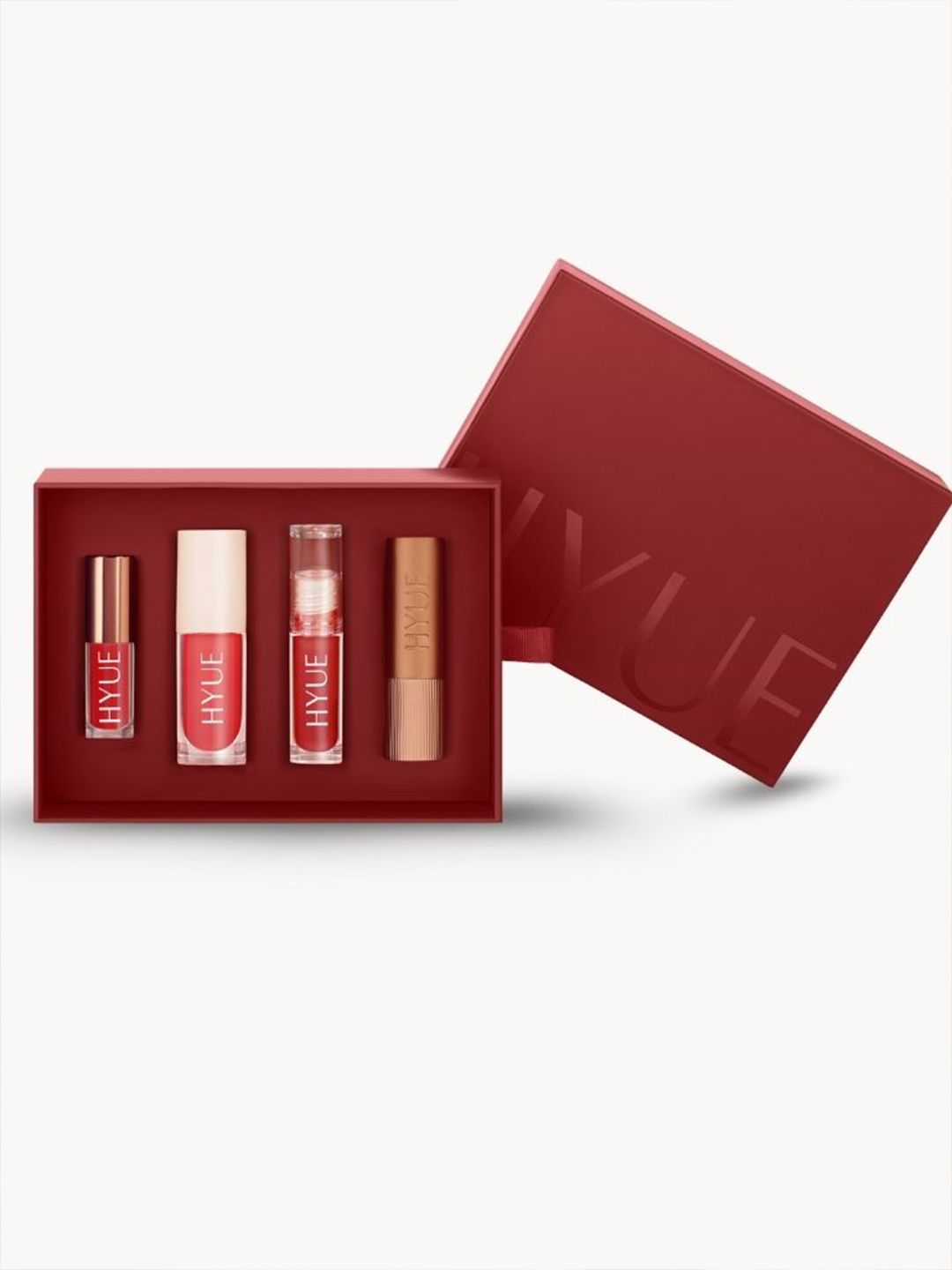HYUE Set Of 4 Long Lasting Code Red Lip Kit - 4.1 ml Each