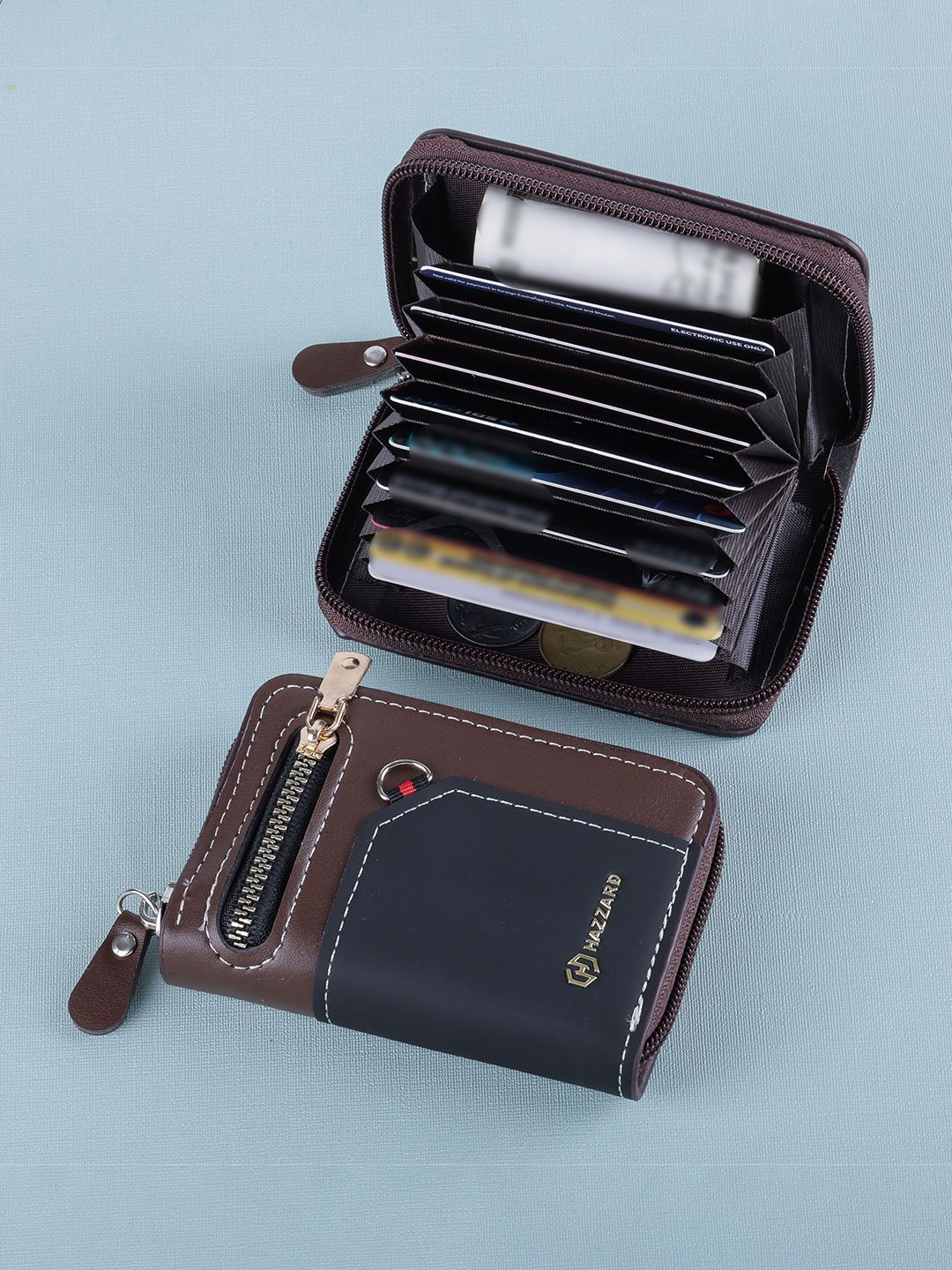 WATCHSTAR Unisex Leather Zip Around Wallet-picture-29
