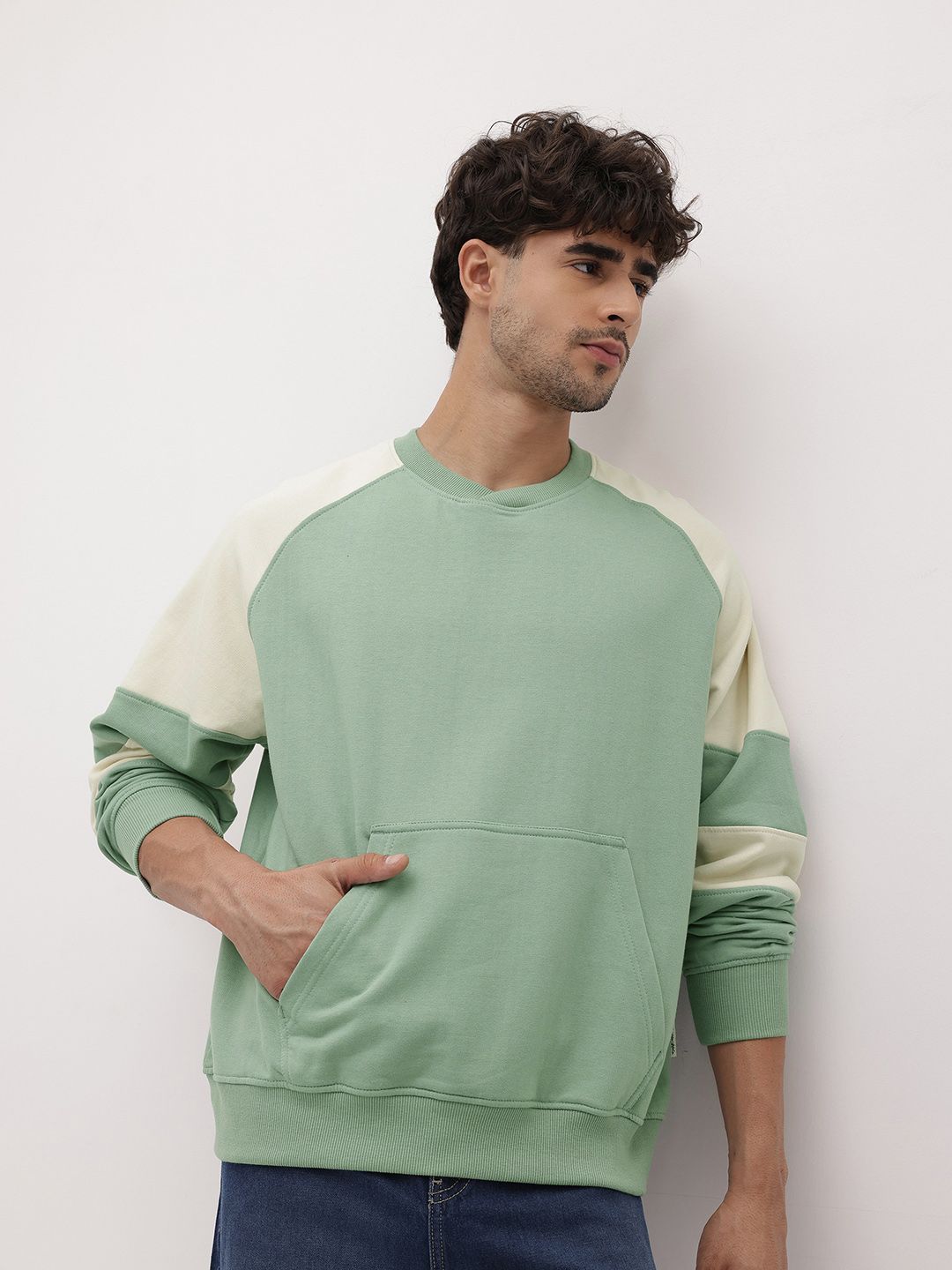 The Roadster Life Co. Colourblocked Sweatshirt-picture-43