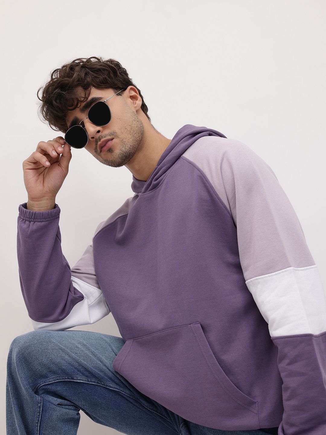 The Roadster Life Co. Hooded Relaxed Fit Fleece Sweatshirt-picture-44