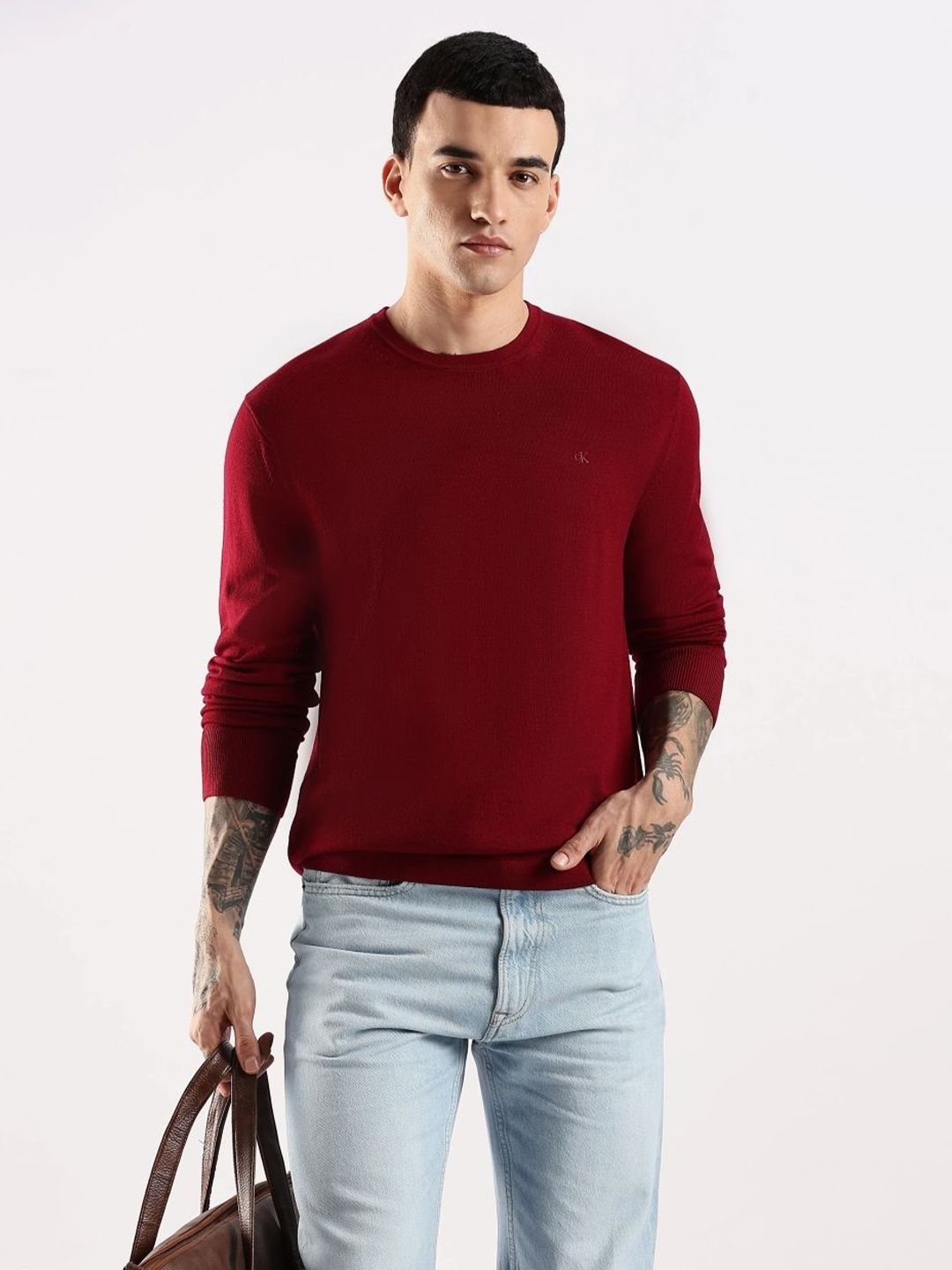 Calvin Klein Jeans Men Woollen Pullover-picture-55