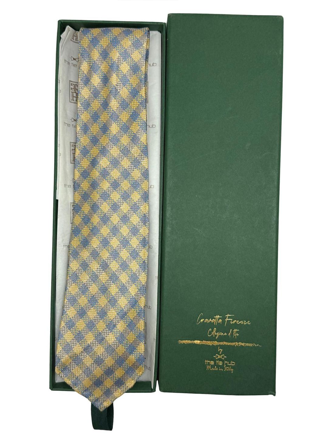 The Tie Hub Men Checked Broad Tie-image-20