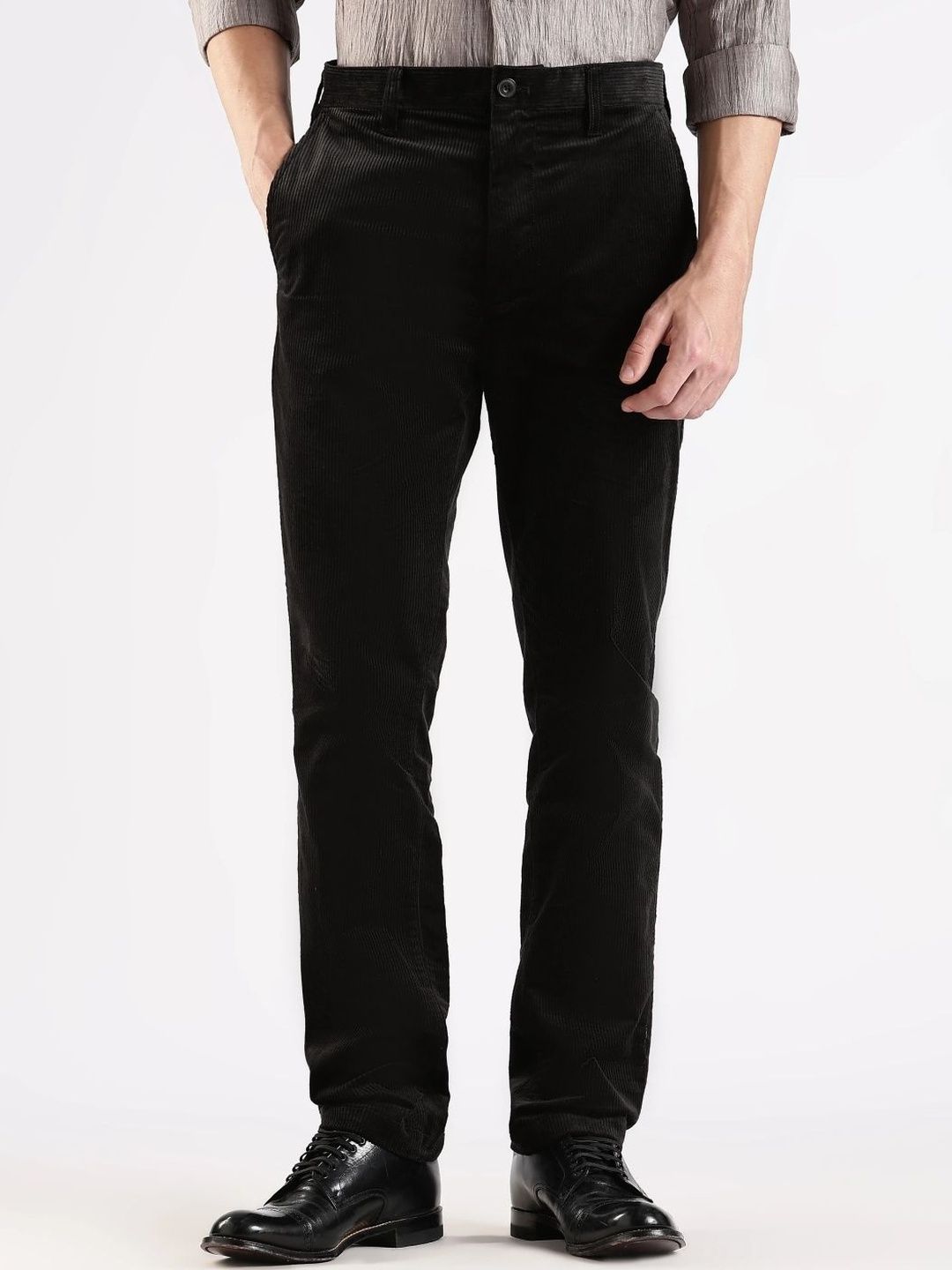 Calvin Klein Jeans Men Slim Fit Formal Trousers-picture-24