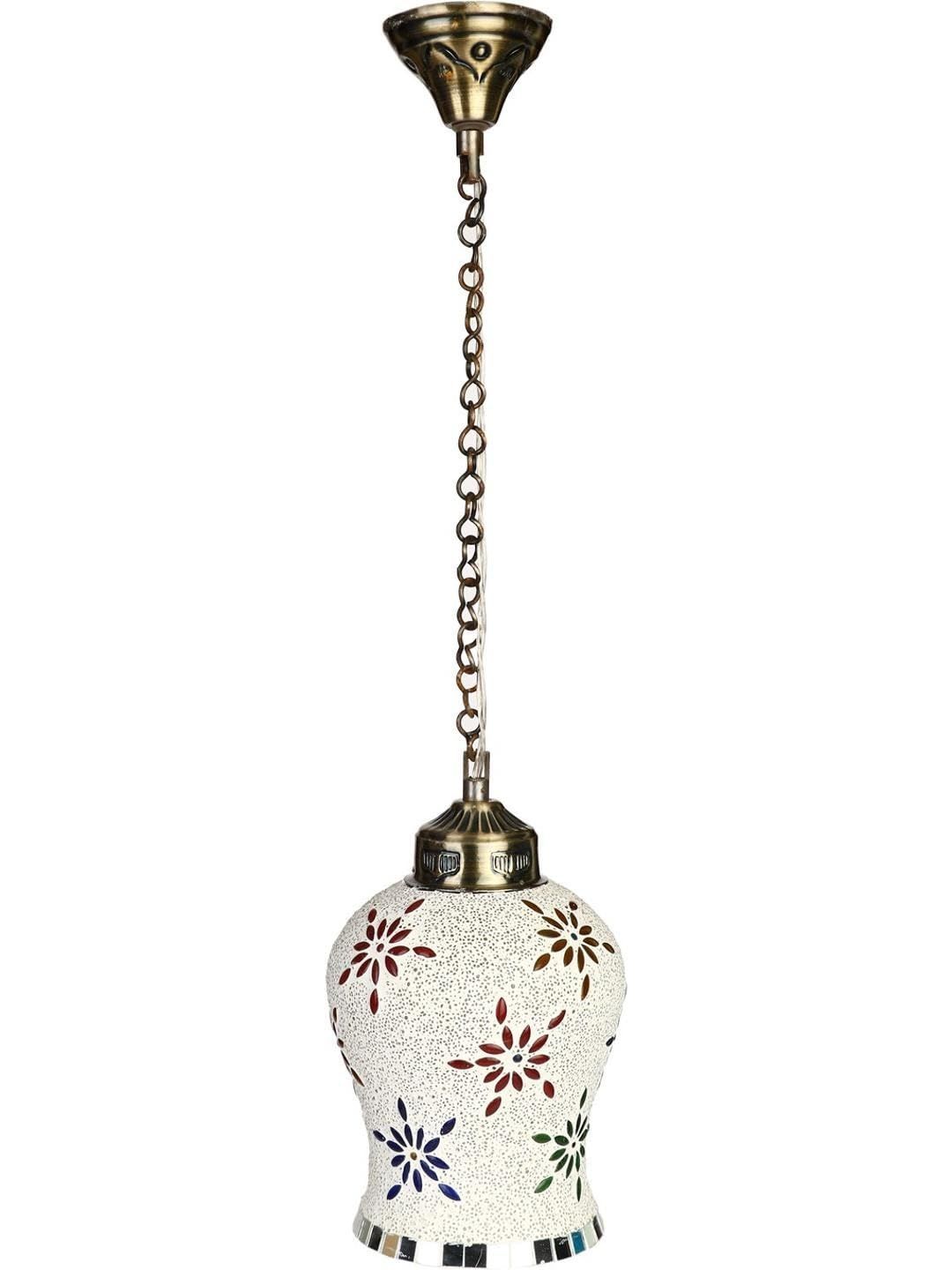 1ST TIME White & Red Textured Ceiling Lamp-picture-35
