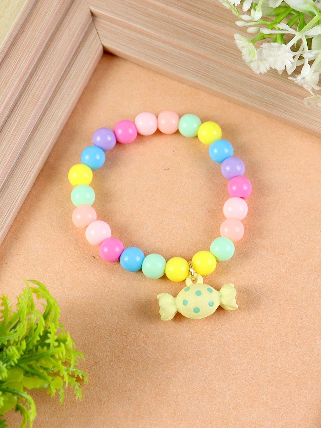 asthetika kids Asthetika Girls Beaded Elasticated Bracelet-picture-57