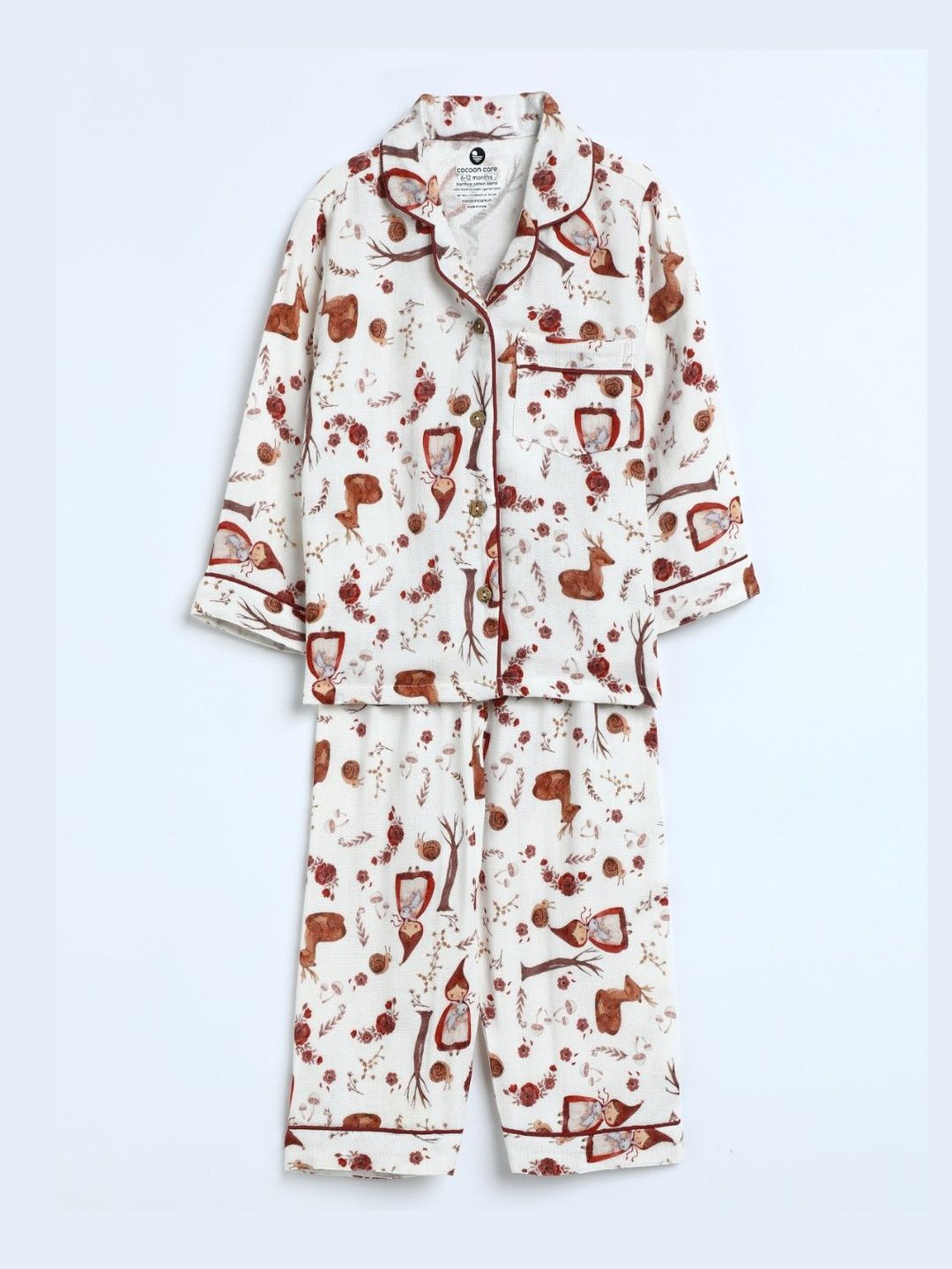 cocoon care Kids Printed Night suit-picture-16