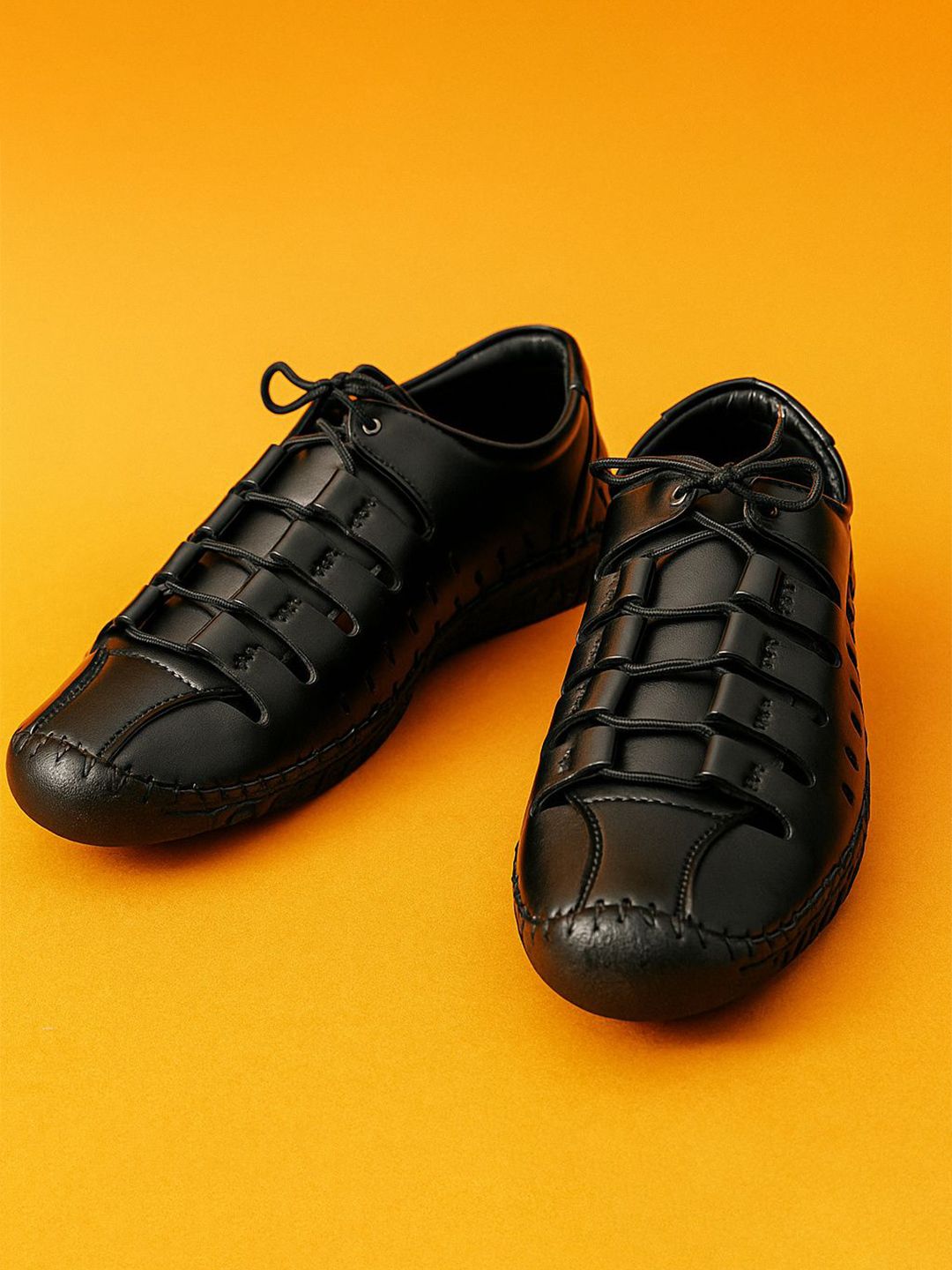 RUNRAVE Men Classic Peshkari Ethnic Shoe-Style Sandals-picture-11