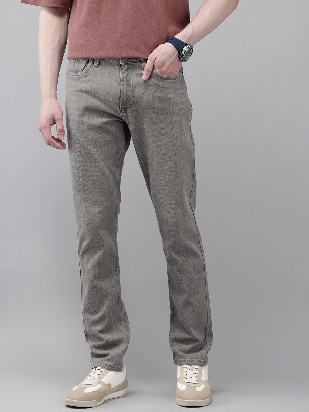 U.S. Polo Assn. Denim Co. Men Brandon Slim Tapered Fit Stretchable Jeans-picture-32