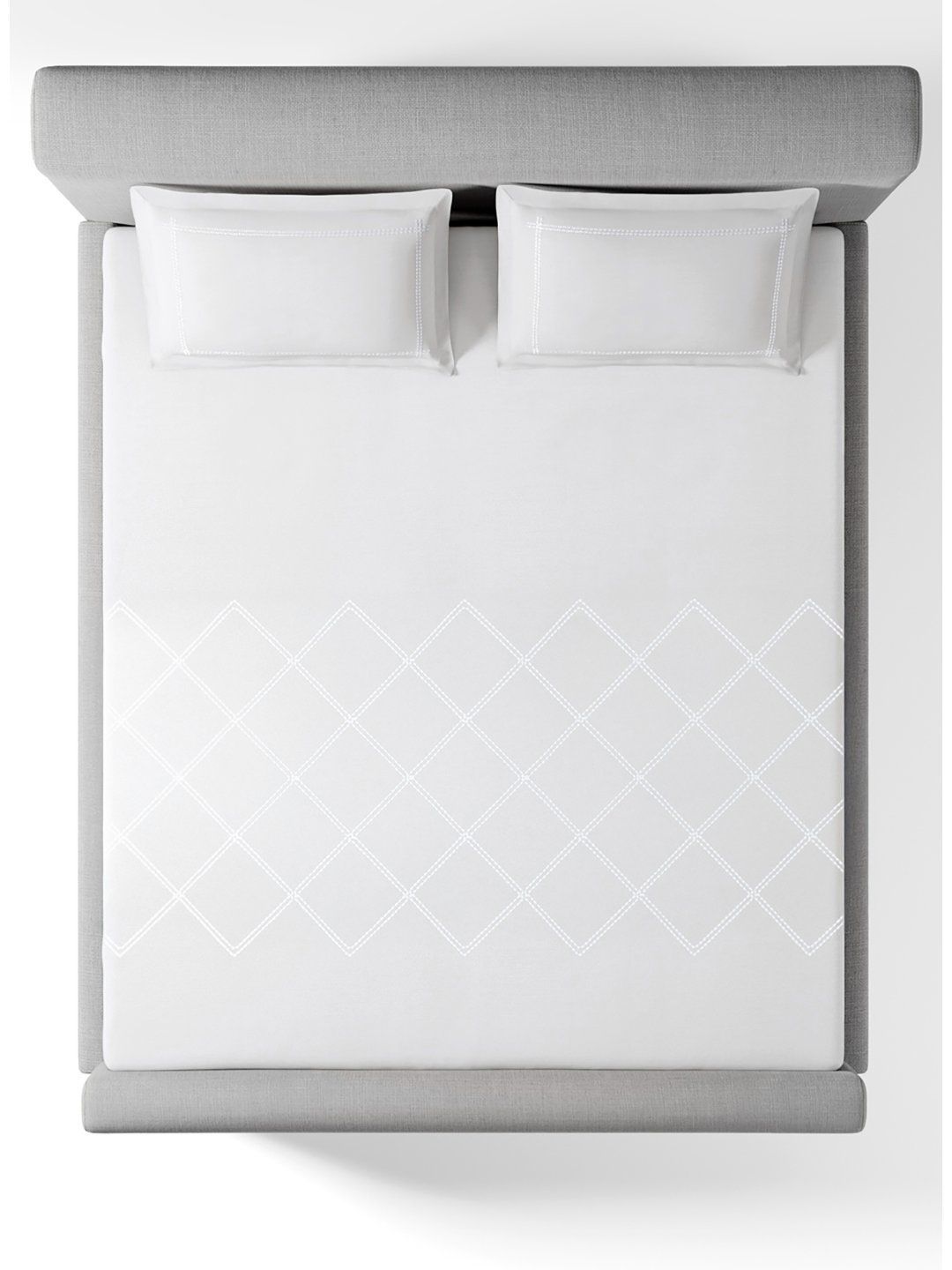 SANSAAR A DDECOR BRAND LIVE CONSCIOUSLY White Printed 7Pcs Cotton Double Queen Bedding Set-image-26