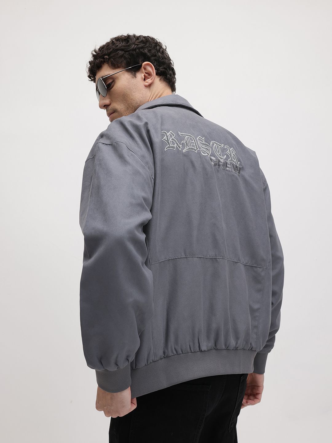 The Roadster Life Co. Typography Applique Detail Spread Collar Tailored Jacket-picture-17