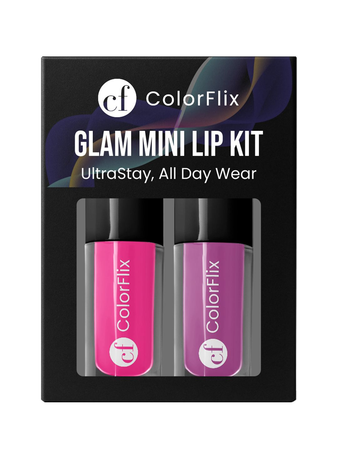 COLORFLIX Set Of 2 Glam Long Lasting Mini Liquid Lipstick - 2 ml Each - Fuchsia Lily-image-49
