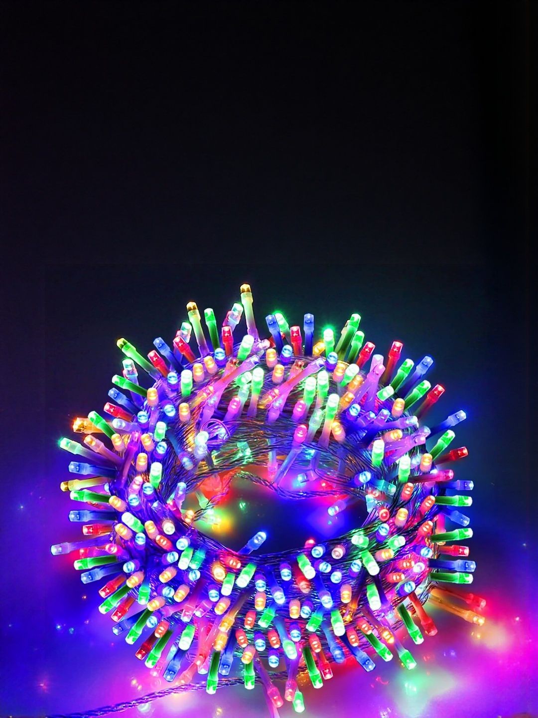 XERGY 60 Ft Multicolored More than 360 Rice Shape String Lights-picture-22