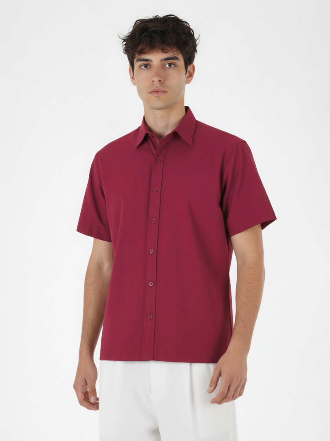 glitchez Pure Cotton Relaxed Fit Casual Shirt-picture-24
