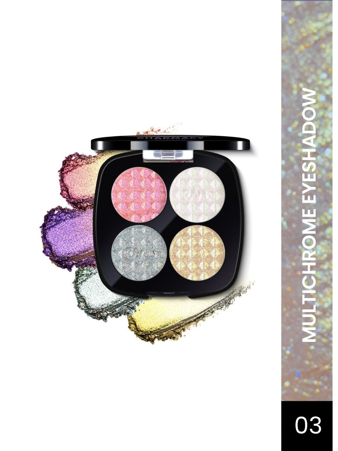 Charmacy Milano Insane Quad Multichrome Eyeshadow Palette - Shade 03-picture-36