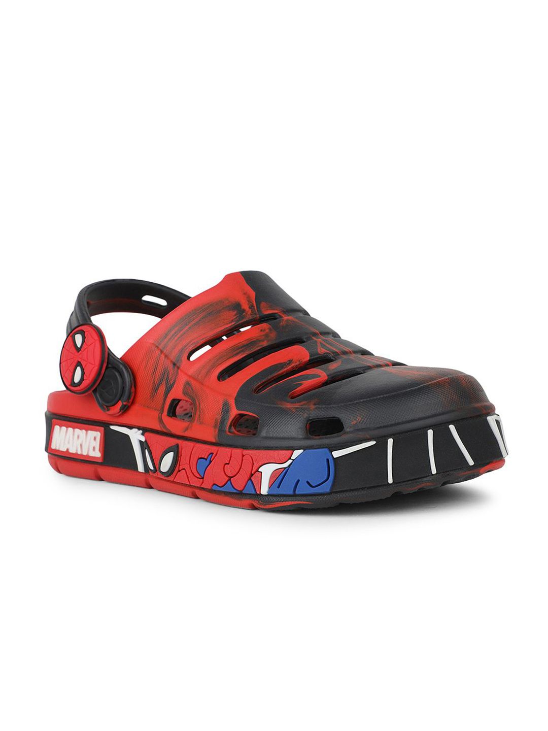 Floatz Kids Spider Man Printed Lightweight Slip-On Clogs-picture-25