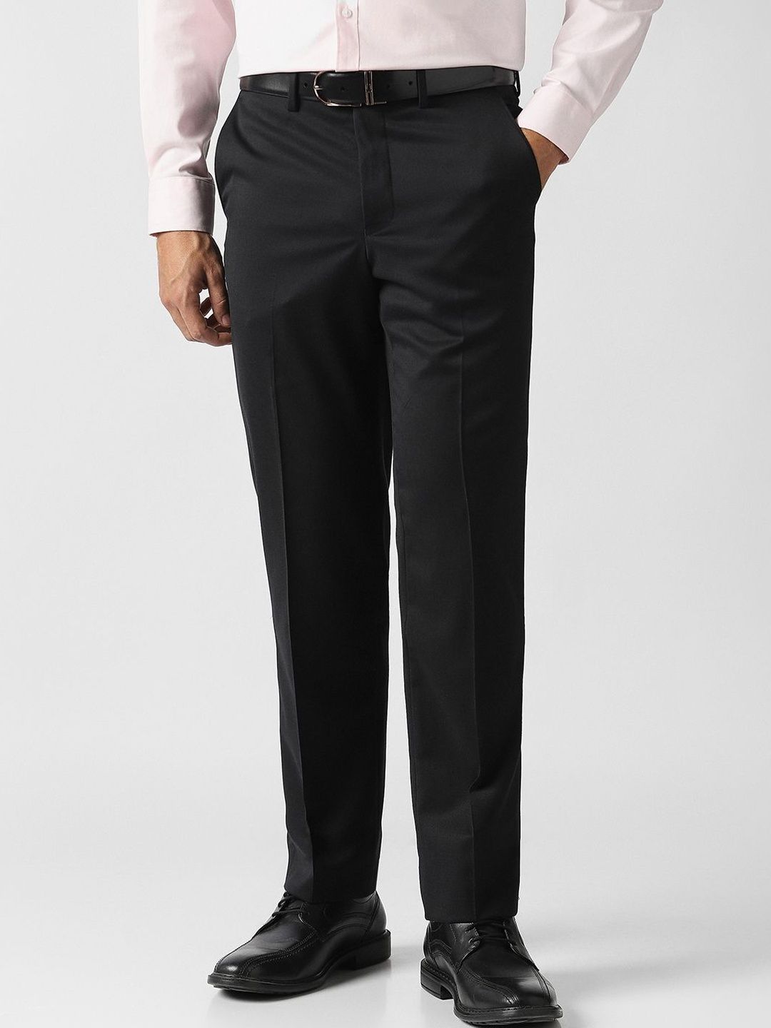 Van Heusen Men Regular Fit Formal Trousers-picture-46