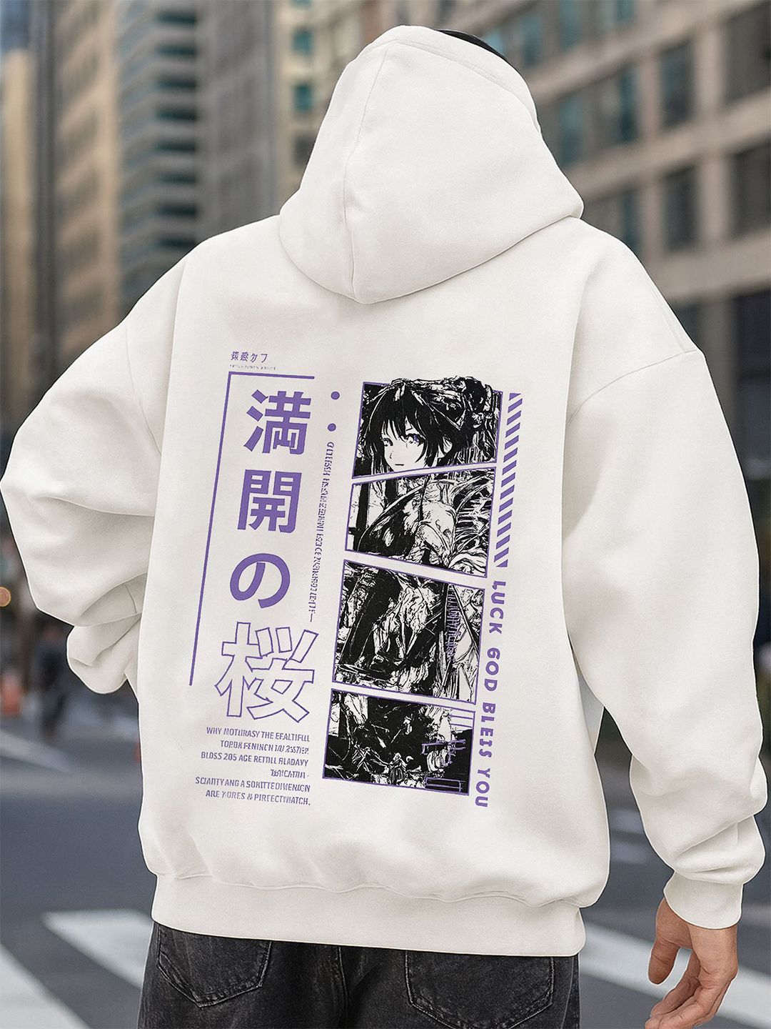 JUMPCUTS Men Printed Hooded Long Sleeves Sweatshirt-picture-40