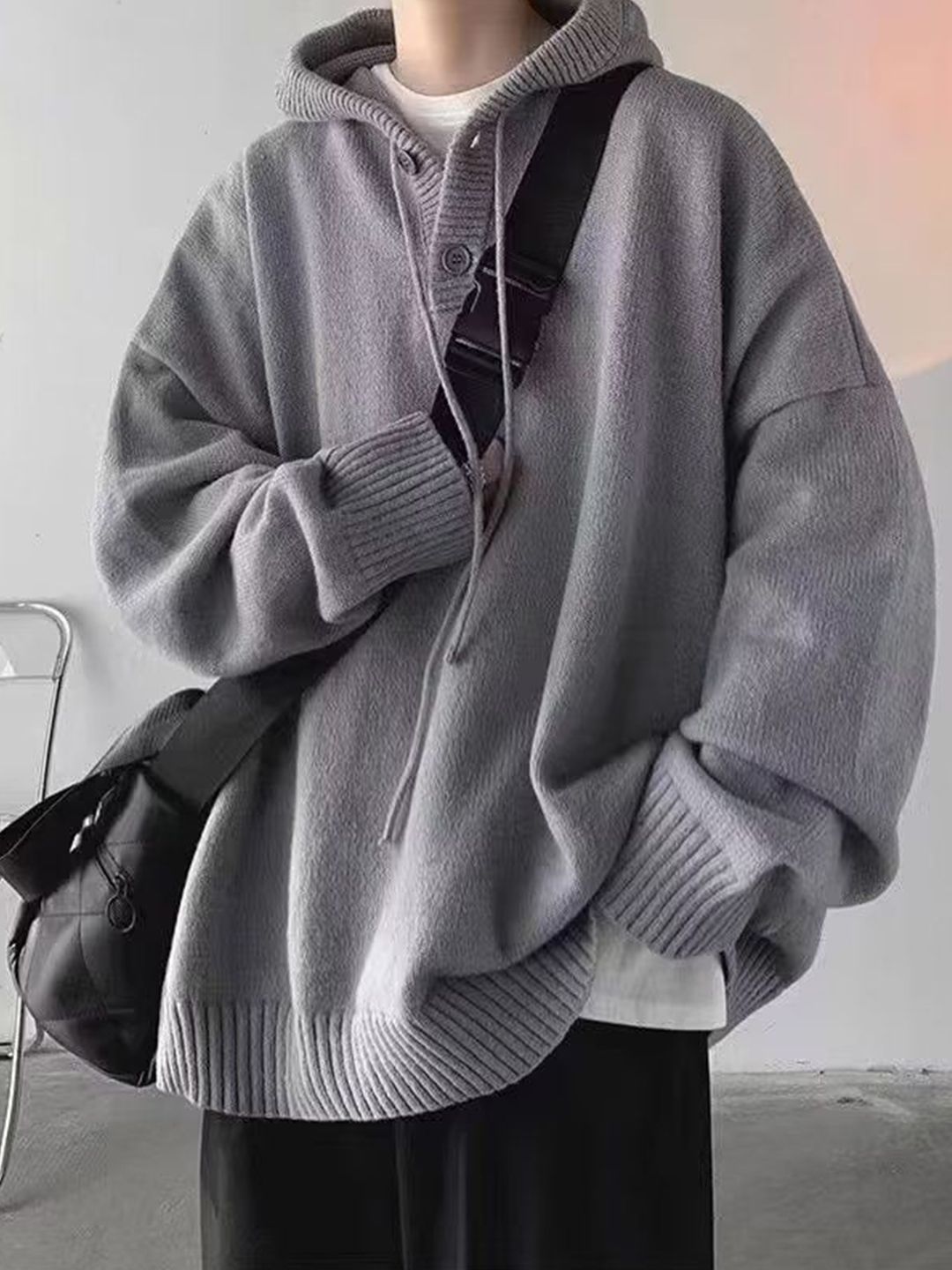 StyleCast Men Hooded Longline Pullover-image-31