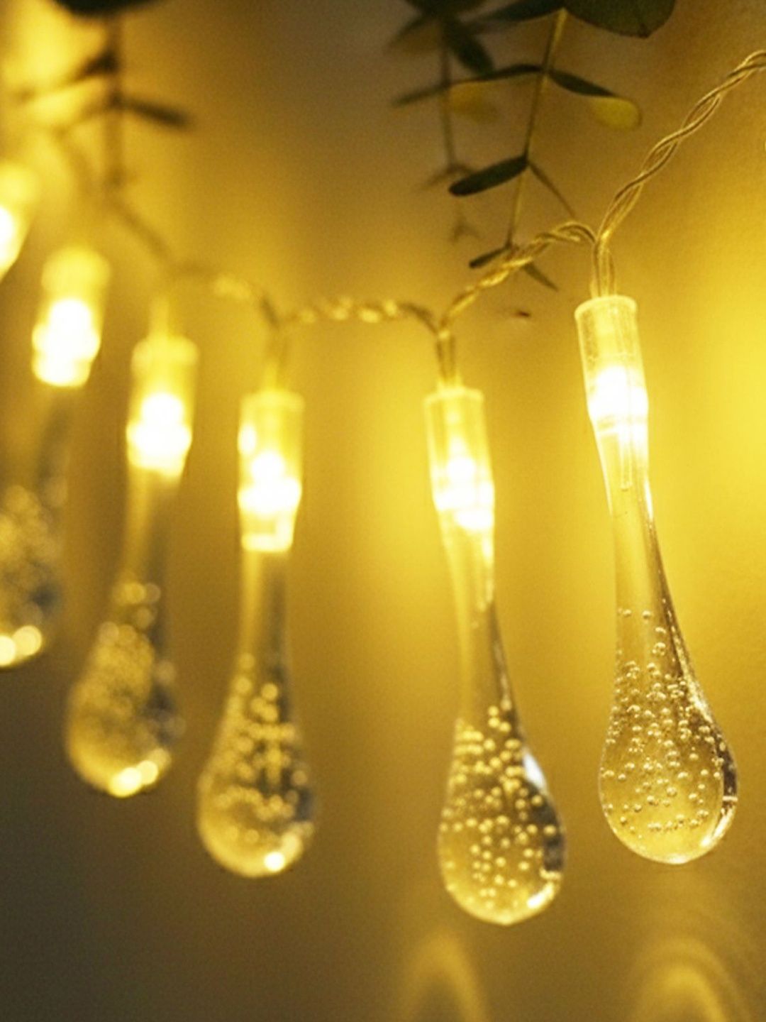 Special You White Droplet Shape LED String Lights-image-37