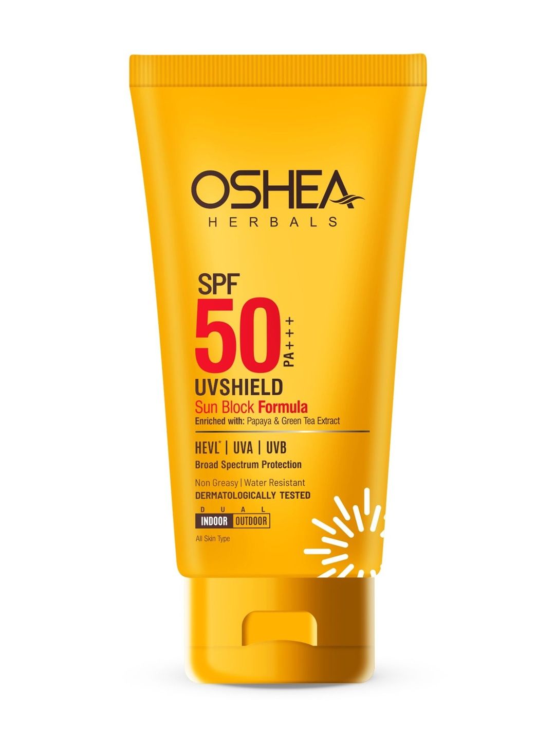 Oshea Herbals UV Shield Sun Block Formula SPF 50 PA+++ - 120 g-image-46