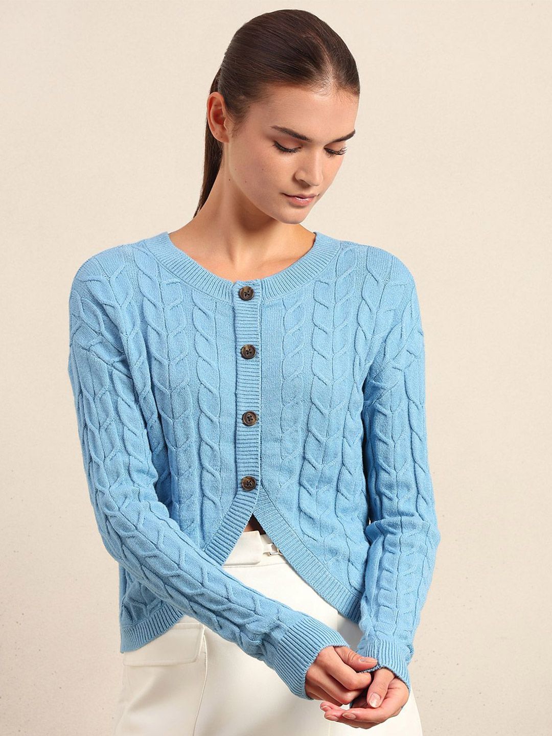 Vero Moda Women Cable Knit Cardigan-picture-12