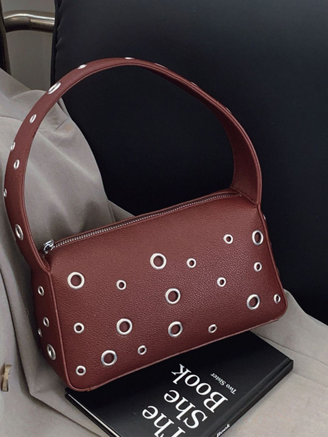 LULU & SKY Women Textured Structured Shoulder Bag-picture-29