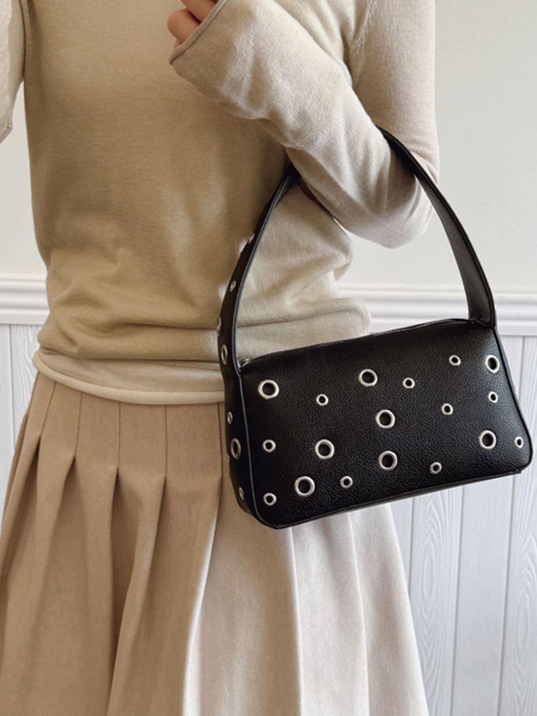 LULU & SKY Women Textured Structured Shoulder Bag-picture-31