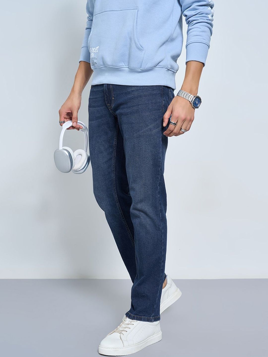 SF JEANS by Pantaloons Men Straight Fit Mid-Rise Jeans-picture-21