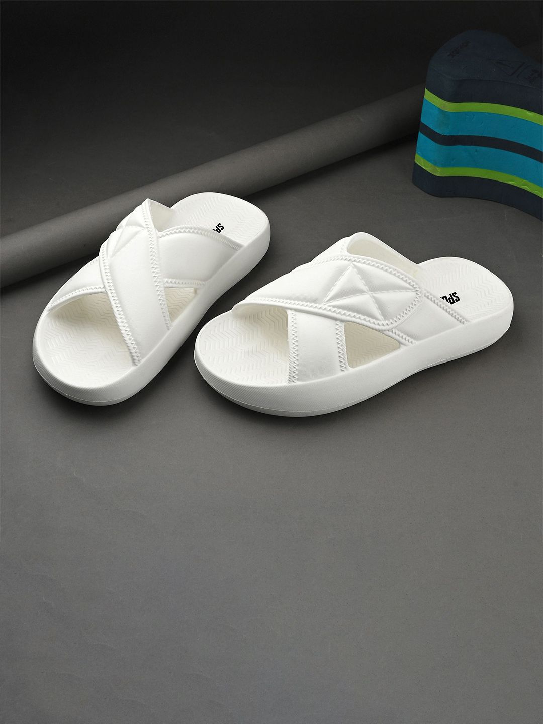 SZN Men Solid EVA Sliders Flip Flops-picture-19