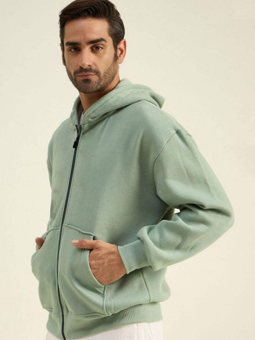 Kushi Flyer Men Fleece Lightweight Open Front Jacket-picture-28