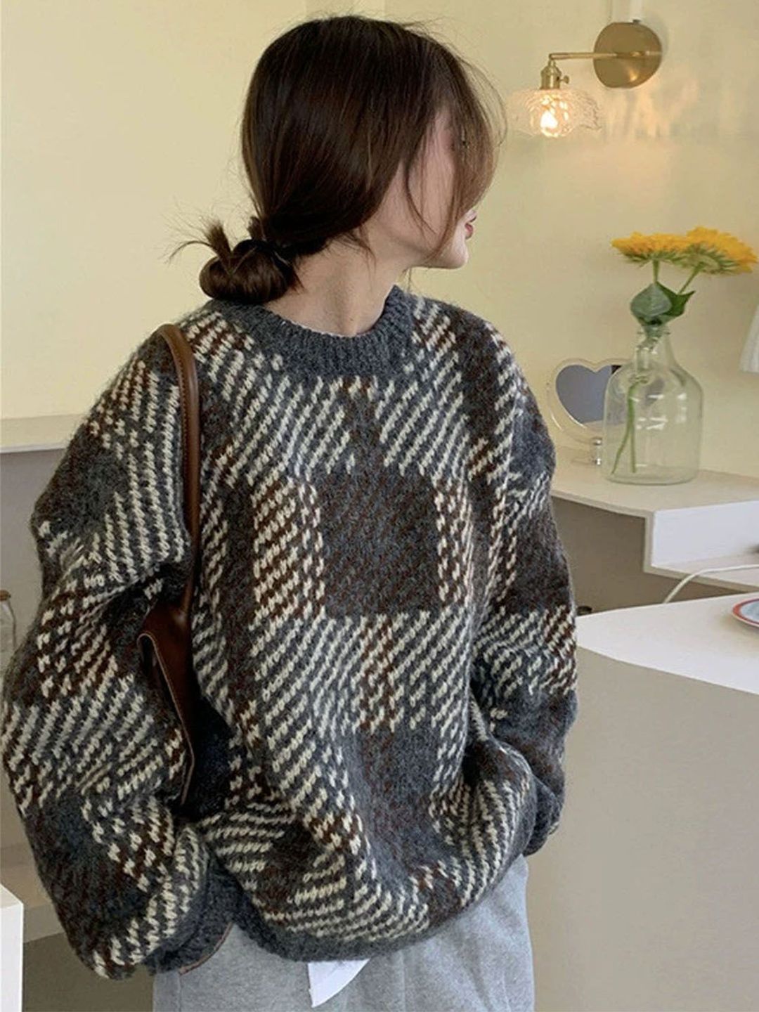 StyleCast Women Colourblocked Round Neck Full Sleeve Pullover-picture-40