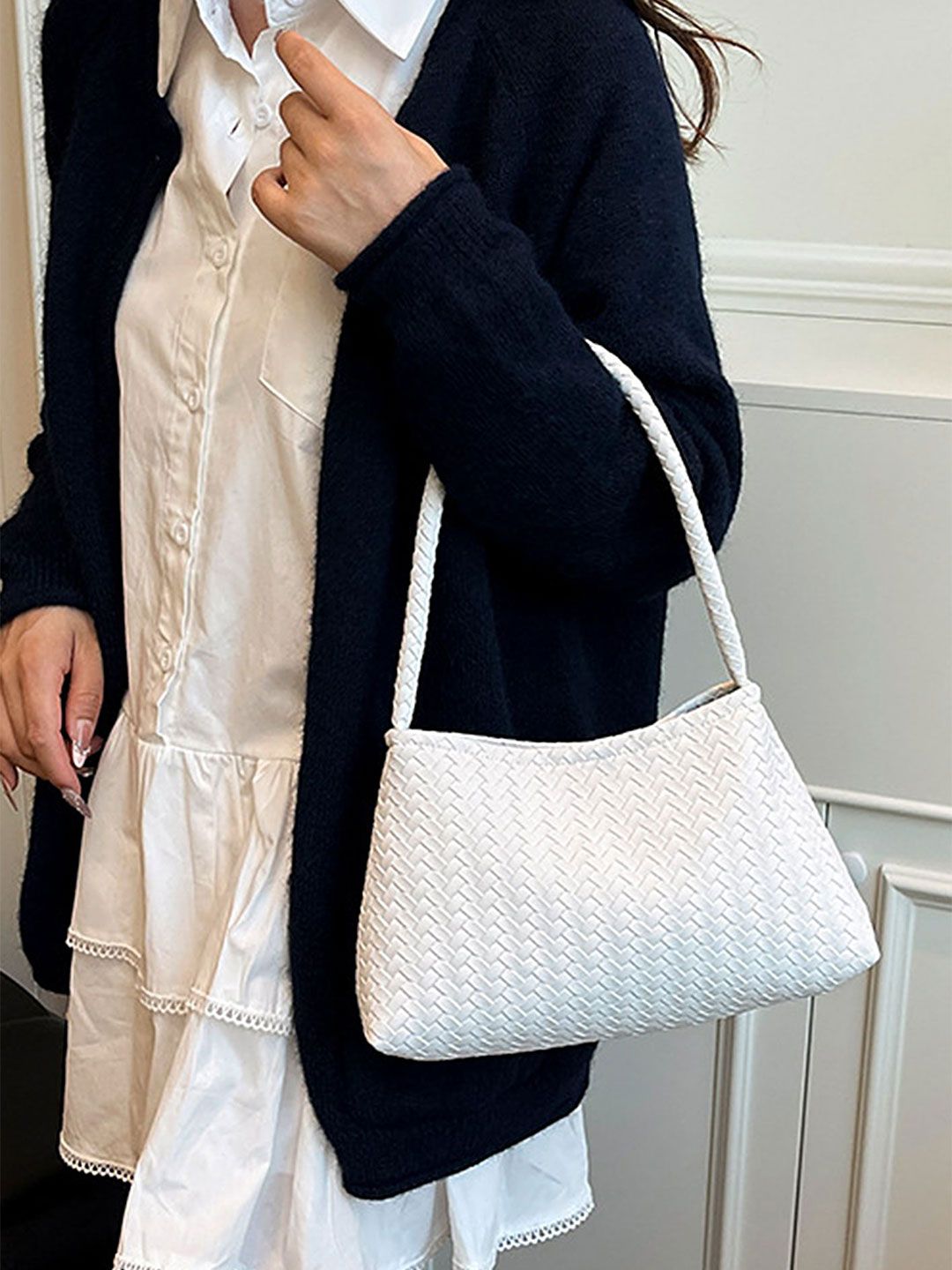 LULU & SKY Women Textured Structured Shoulder Bag-image-16