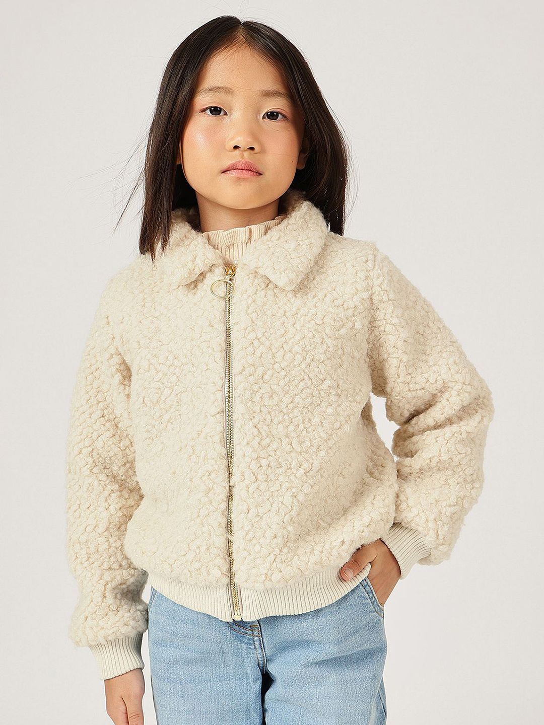 One Friday Girls Lightweight Open Front Jacket