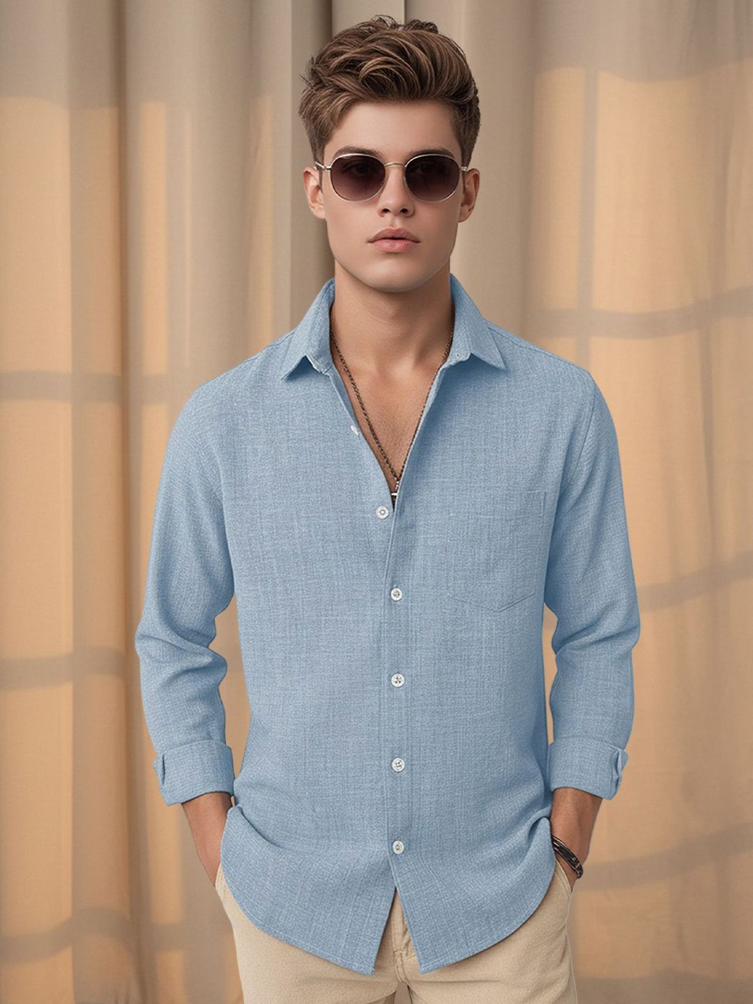 Metronaut Spread Collar Casual Shirt-picture-16