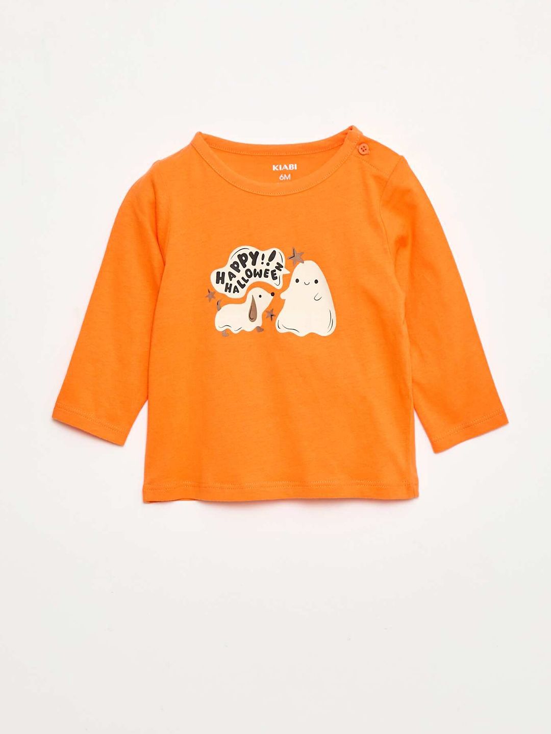 KIABI Boys Graphic Printed Round Neck Long Sleeves Pure Cotton T-shirt-picture-27