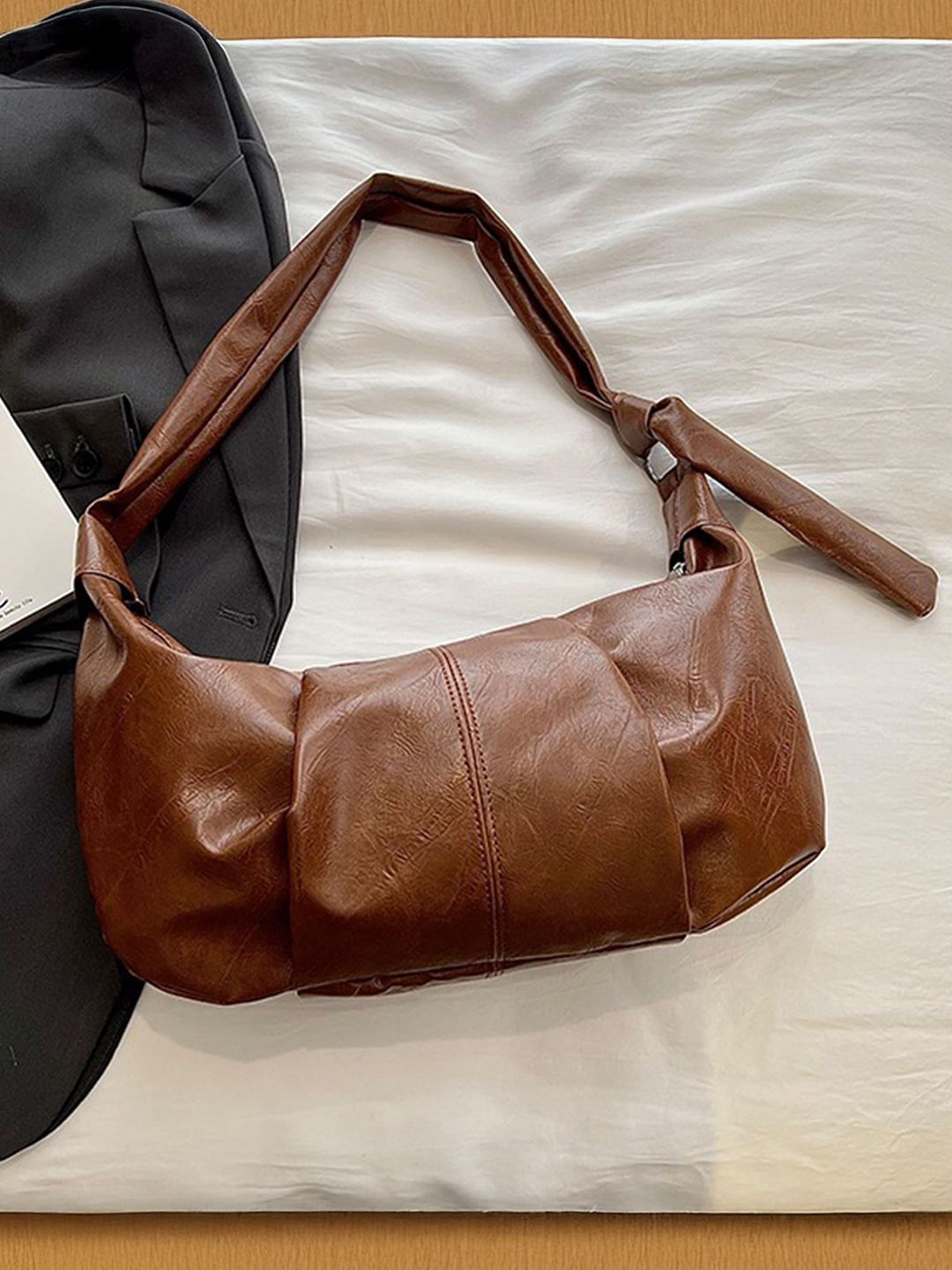 LULU & SKY Women Solid Structured Shoulder Bag-image-44