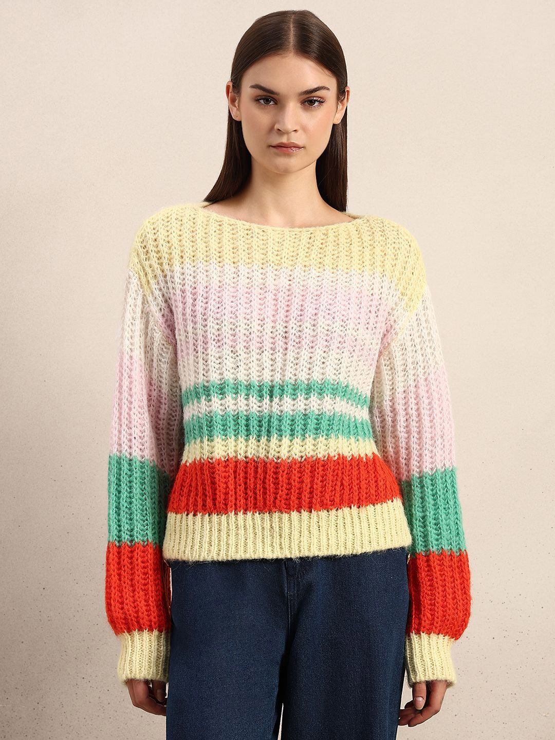 Vero Moda Women Colourblocked Pullover-picture-15