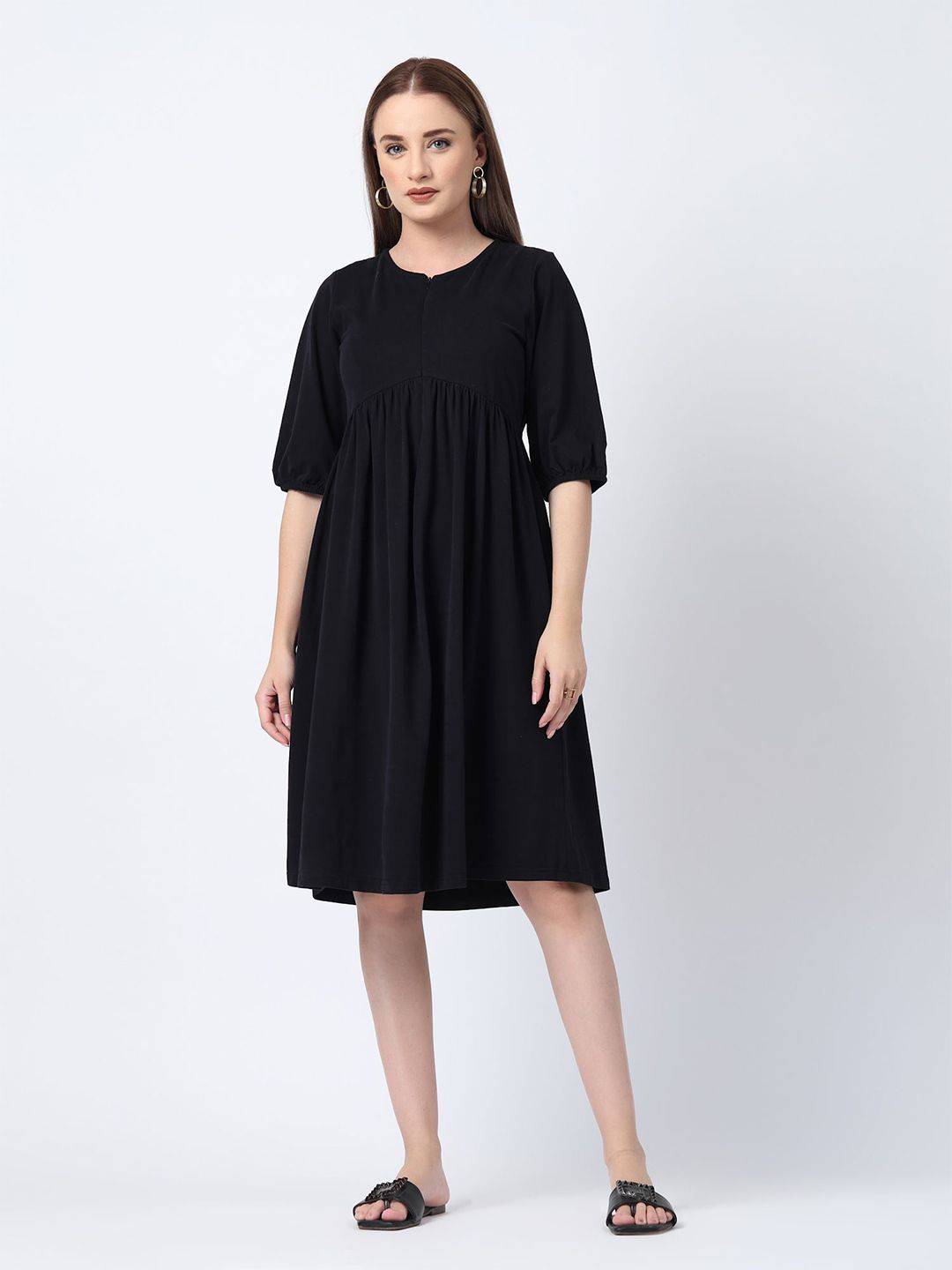 House Of Zelena Maternity A-Line Dress-image-24