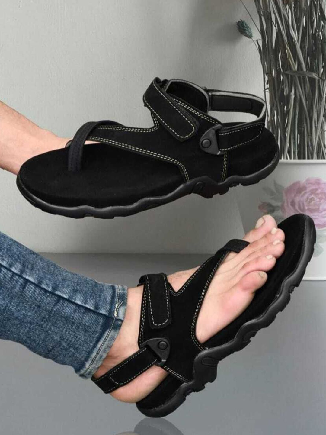 BIGGIE Men Suede Comfort Sandals-picture-10