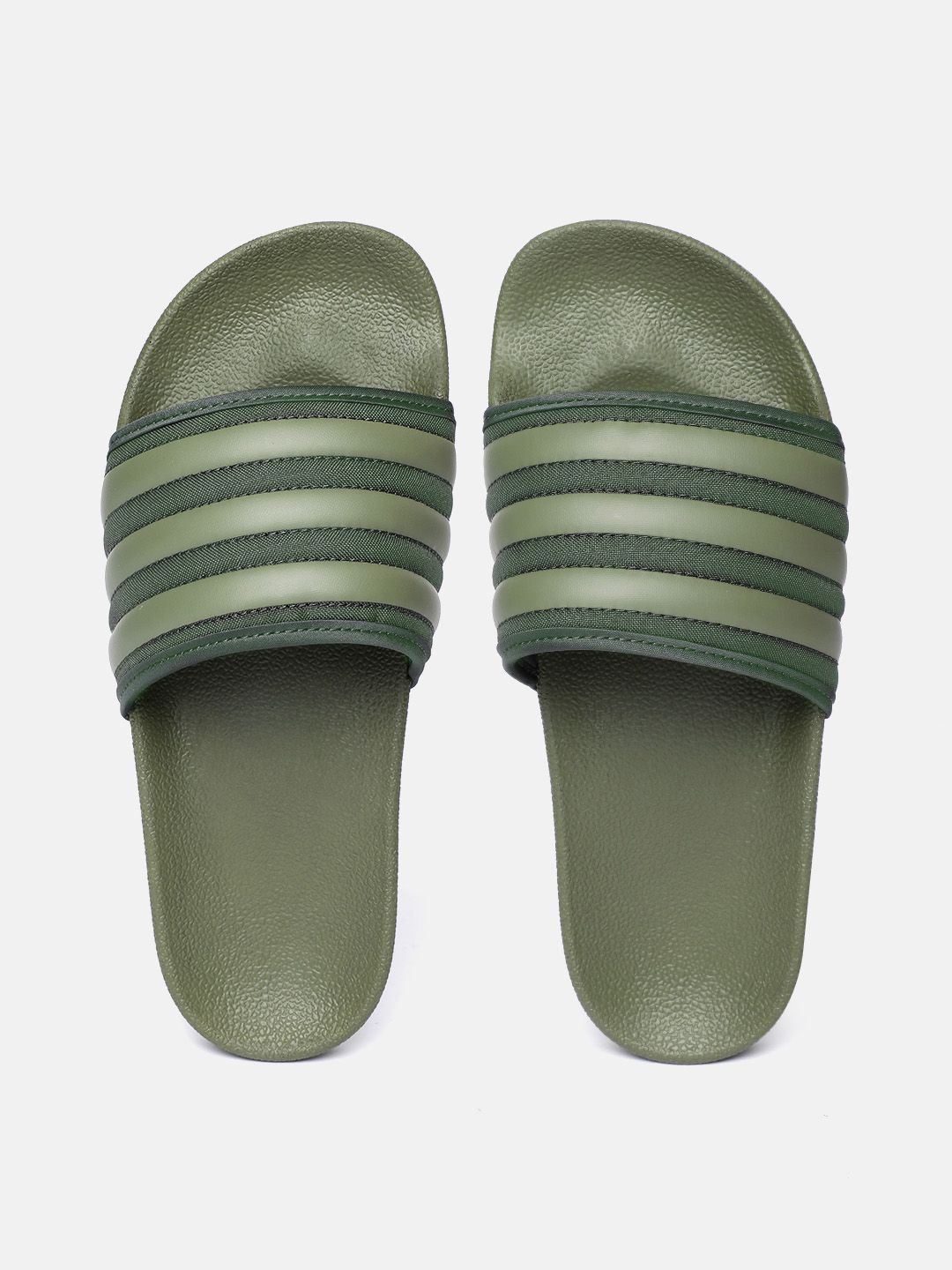 ADIDAS Originals Men Adilette Striped Sliders-image-3