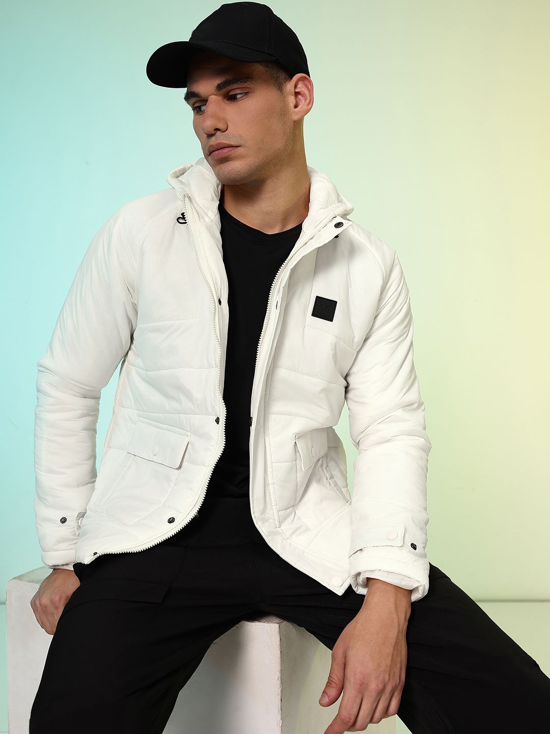HRX by Hrithik Roshan Hooded Puffer Casual Jacket-picture-52