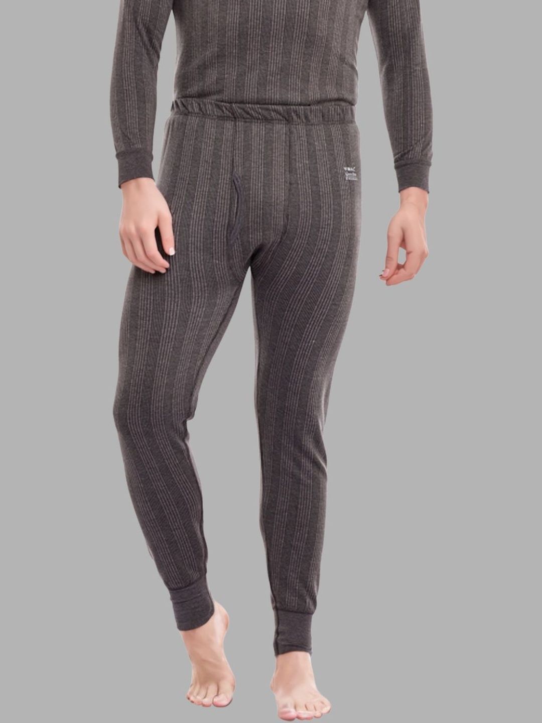 MACK JONNEY Men Striped Winter Body Warmer Breathable & Quick-Drying Thermal Bottom-picture-10