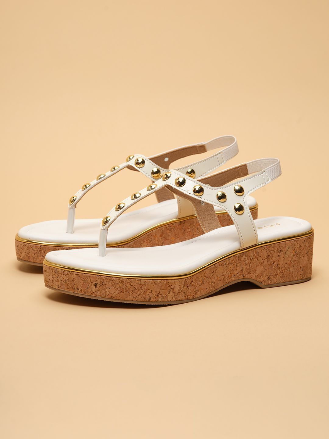 ERIDANI Embellished Wedge Sandals-picture-40