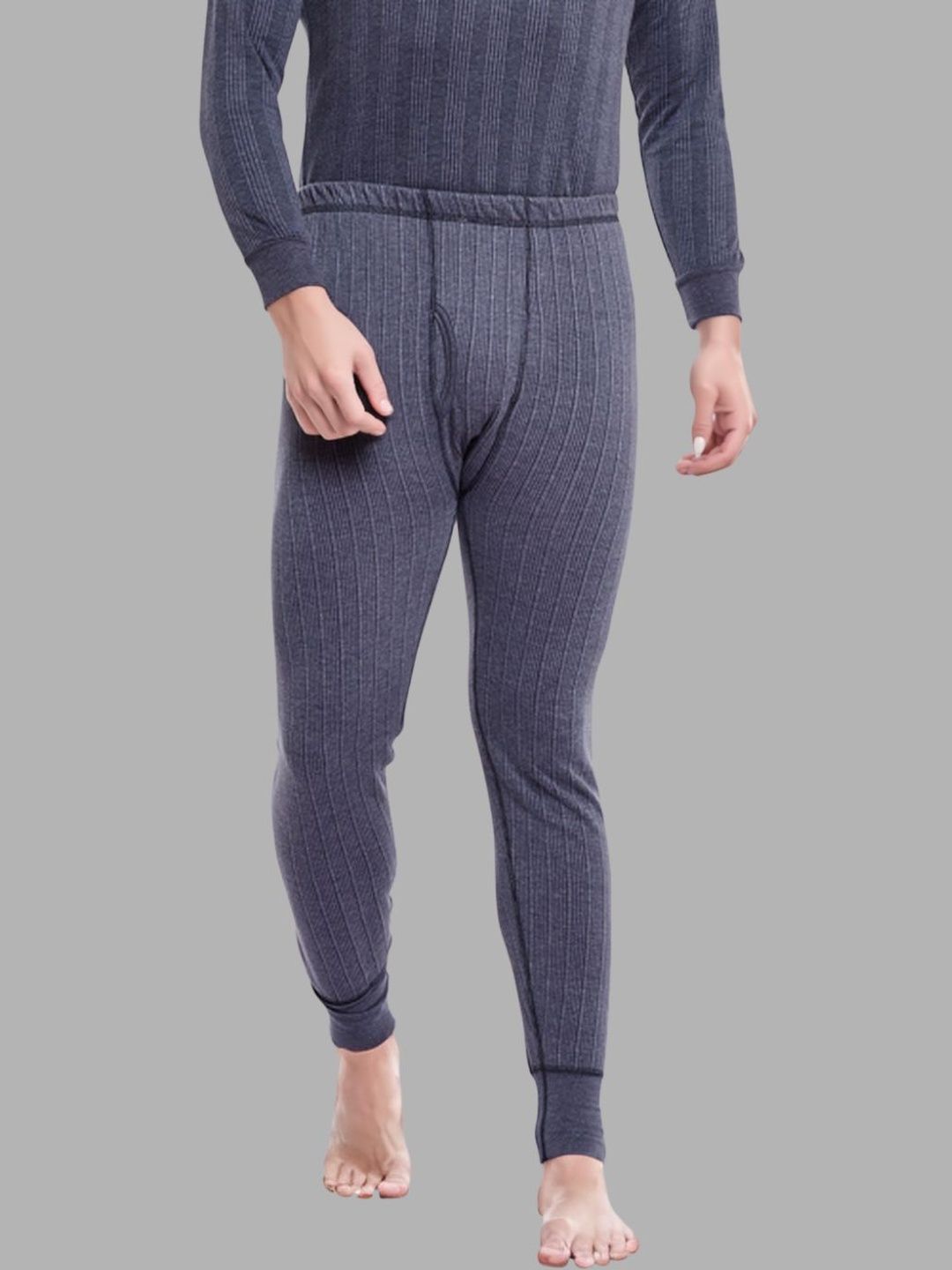 MACK JONNEY Men Striped Winter Body Warmer Breathable & Quick-Drying Thermal Bottom-picture-15