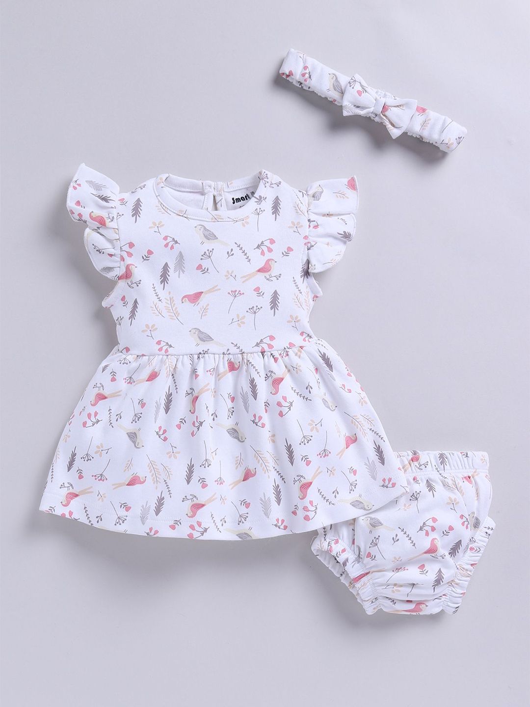 Smart Baby Floral A-Line Dress-image-31
